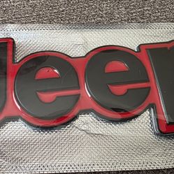 Jeep badge emblem adhesive back SHIPPING Available