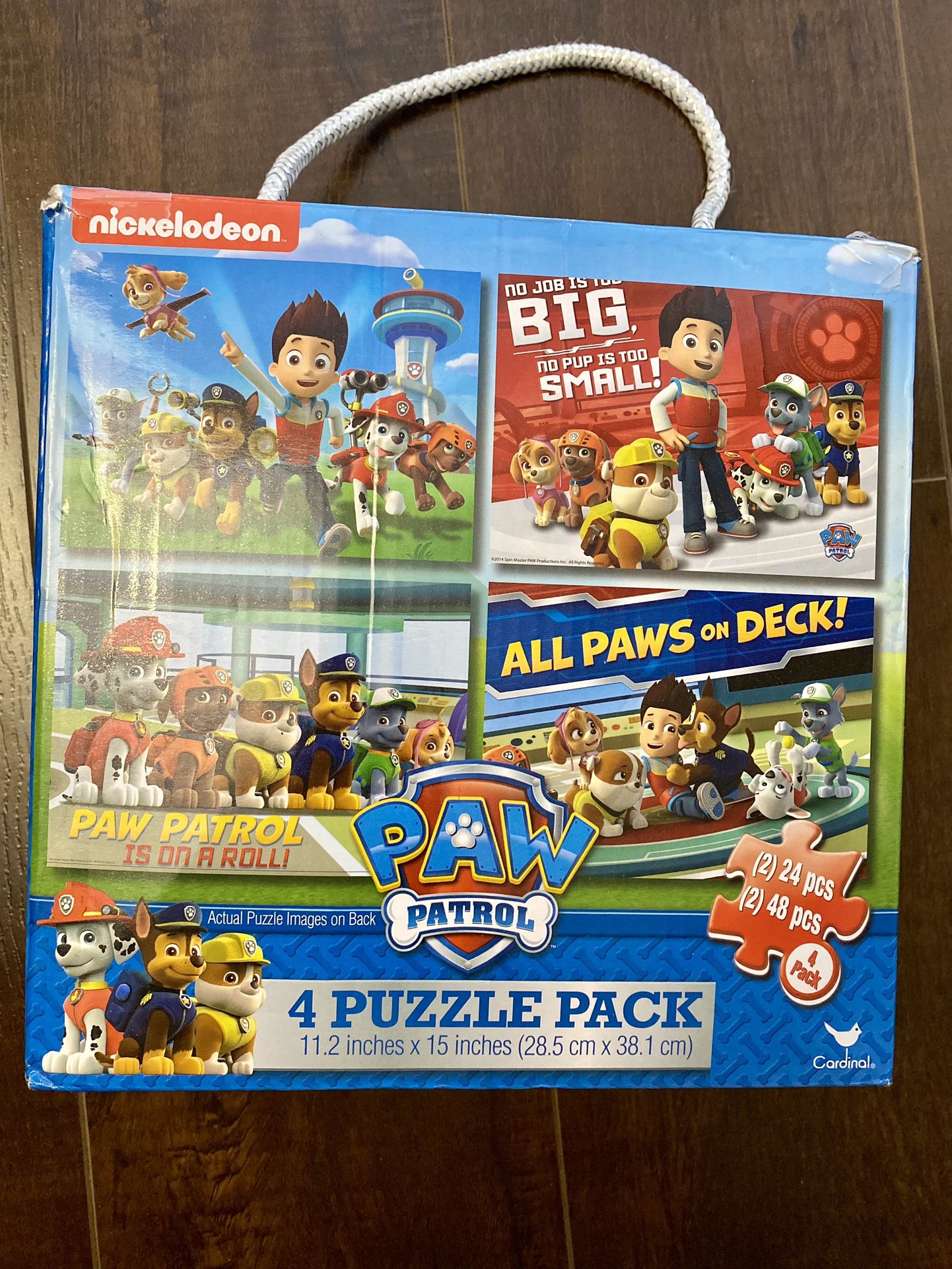 Paw Patrol 4 Packs Puzzles