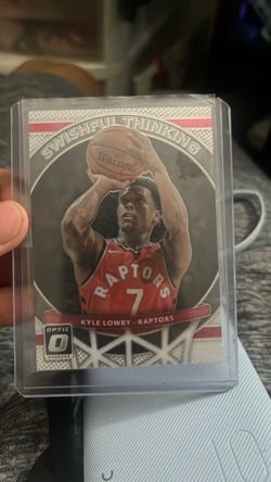 Kyle Lowry Donruss Optic Swishful Thinking Card