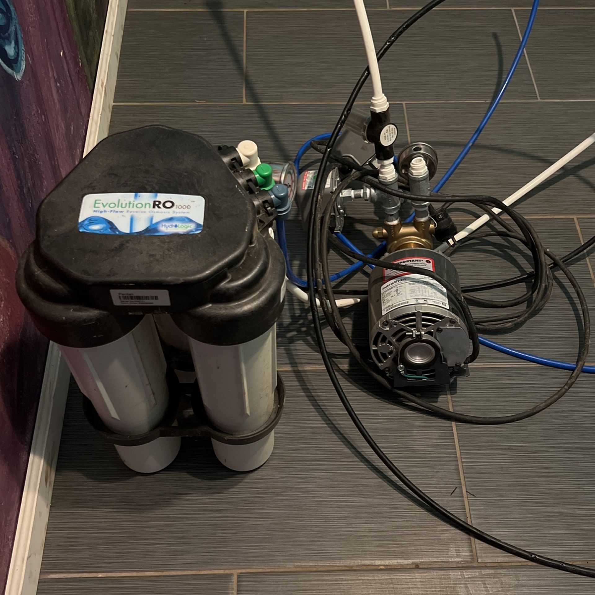 Hydrologic Evolution RO1000 And Booster Pump Best Offer