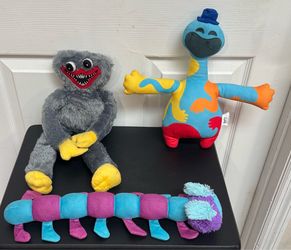 Poppy Playtime Plush Lot of 3 Huggy Wuggy etc $20 for all