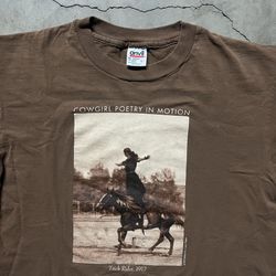 Vintage 1995 Pendleton Cowgirl Company “Trick Rider” Single Stitch T-Shirt L