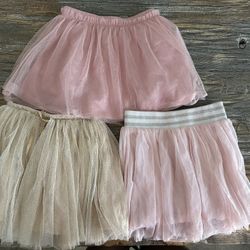 Cute Tutu Skirts Size 4 (3 Pcs ) 