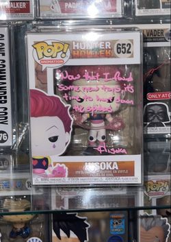 KEITH SILVERSTEIN Signed HUNTER X HUNTER HISOKA FUNKO POP Vinyl