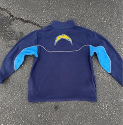 Vintage TEAM APPAREL Reebok San Diego/ Los Angeles Chargers quarter zip fleece pullover
