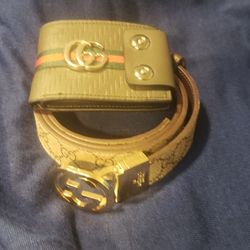 GUCCI , Belt &g Wallet 