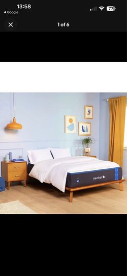 Queen bed with mattress