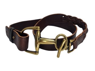 Vintage Streets Ahead "Bailey" Equestrian Leather Belt