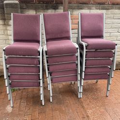Metal Cushioned Chairs 