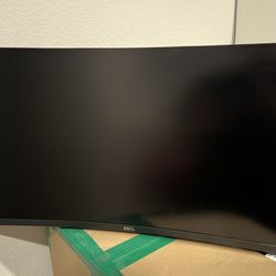  Dell 144Hz Gaming 27 Inch Curved Monitor with FHD (1920 x 1080)  Display, Nvidia G-Sync and AMD FreeSync HDMI, DisplayPort, VESA Certified,  Gray - S2721HGF : Electronics