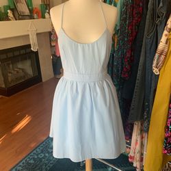 Tobi Powder Blue Sundress, Size Medium 