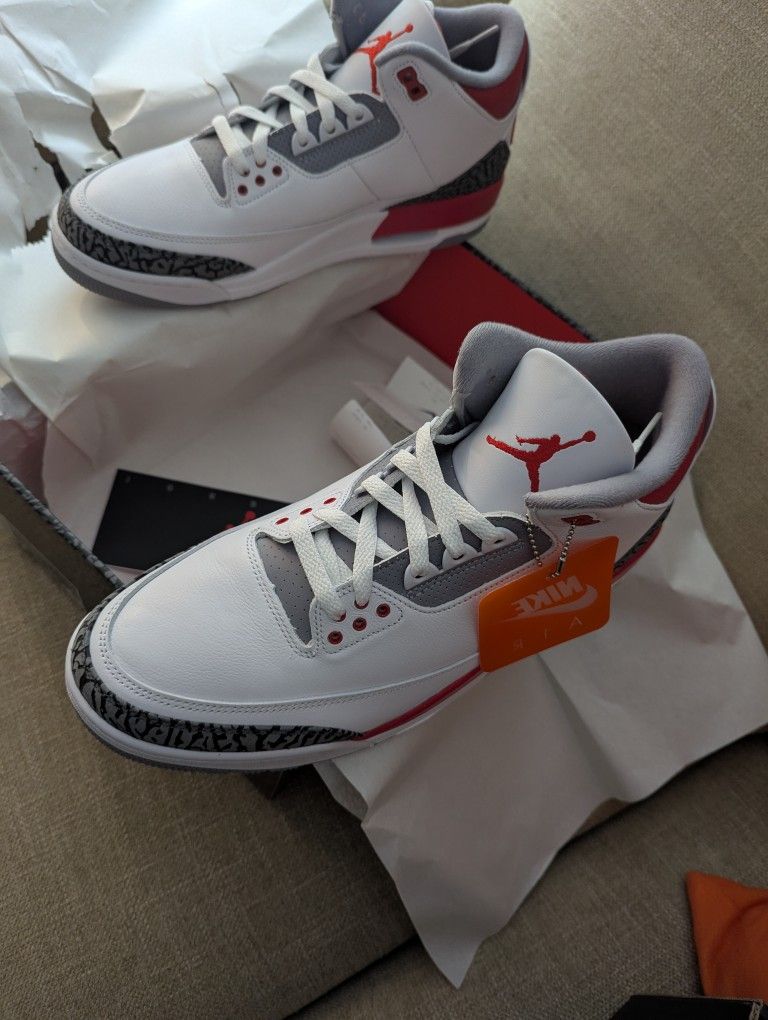 Jordan 3  Fire Red