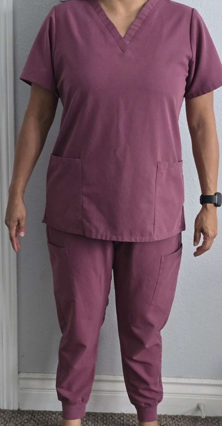 Mandala scrubs (set) Color-Mauve $30