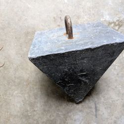 😁35 Lb 💥Lead Drift Boat Anchor.🚣