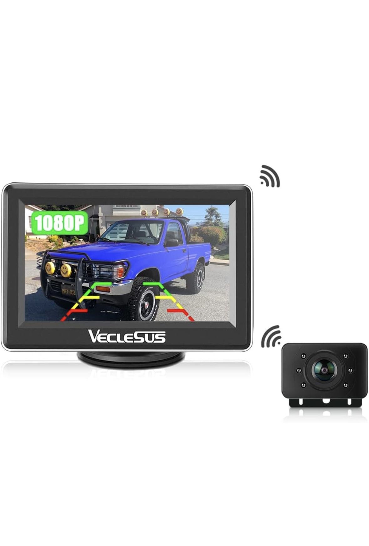 Wireless Backup Camera Systems WM1 high Definition 1080P Night Vision 4.3inches Monitor Wireless Rea
