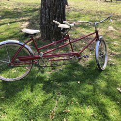 Vintage Columbia Tandem Bicycle   