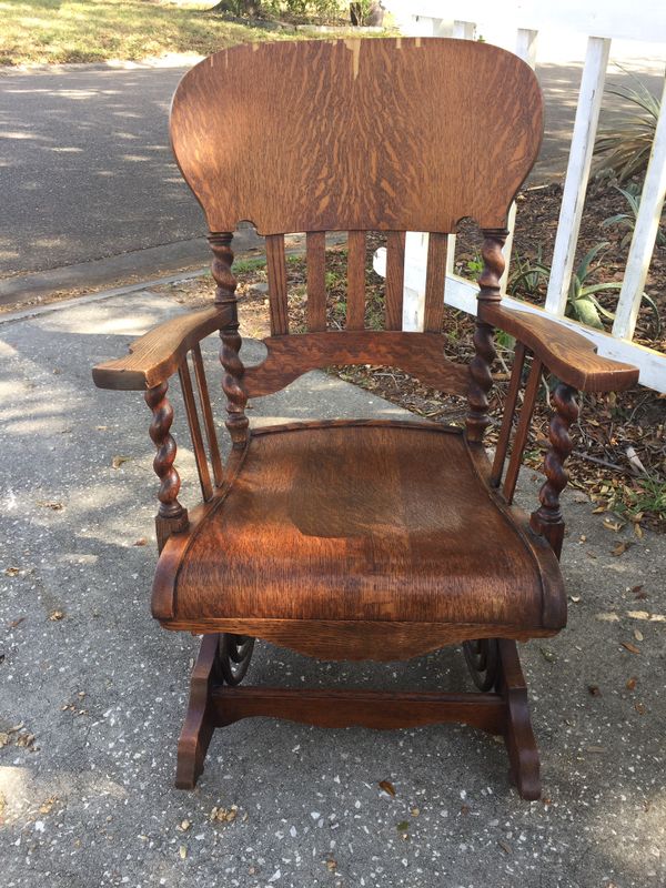 Antique Coil Spring Rocking Chair for Sale in Saint Petersburg, FL