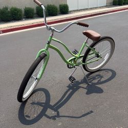 Adult Bike. Neon green in great shape.