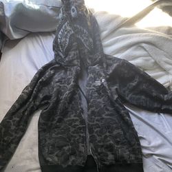 Bape x Dover Street Market Special Camo Shark Full Zip Hoodie