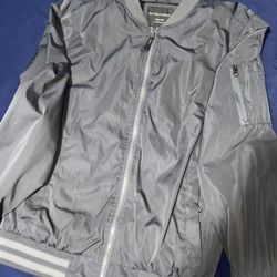 Reflective Bomber Jacket Mens S/M