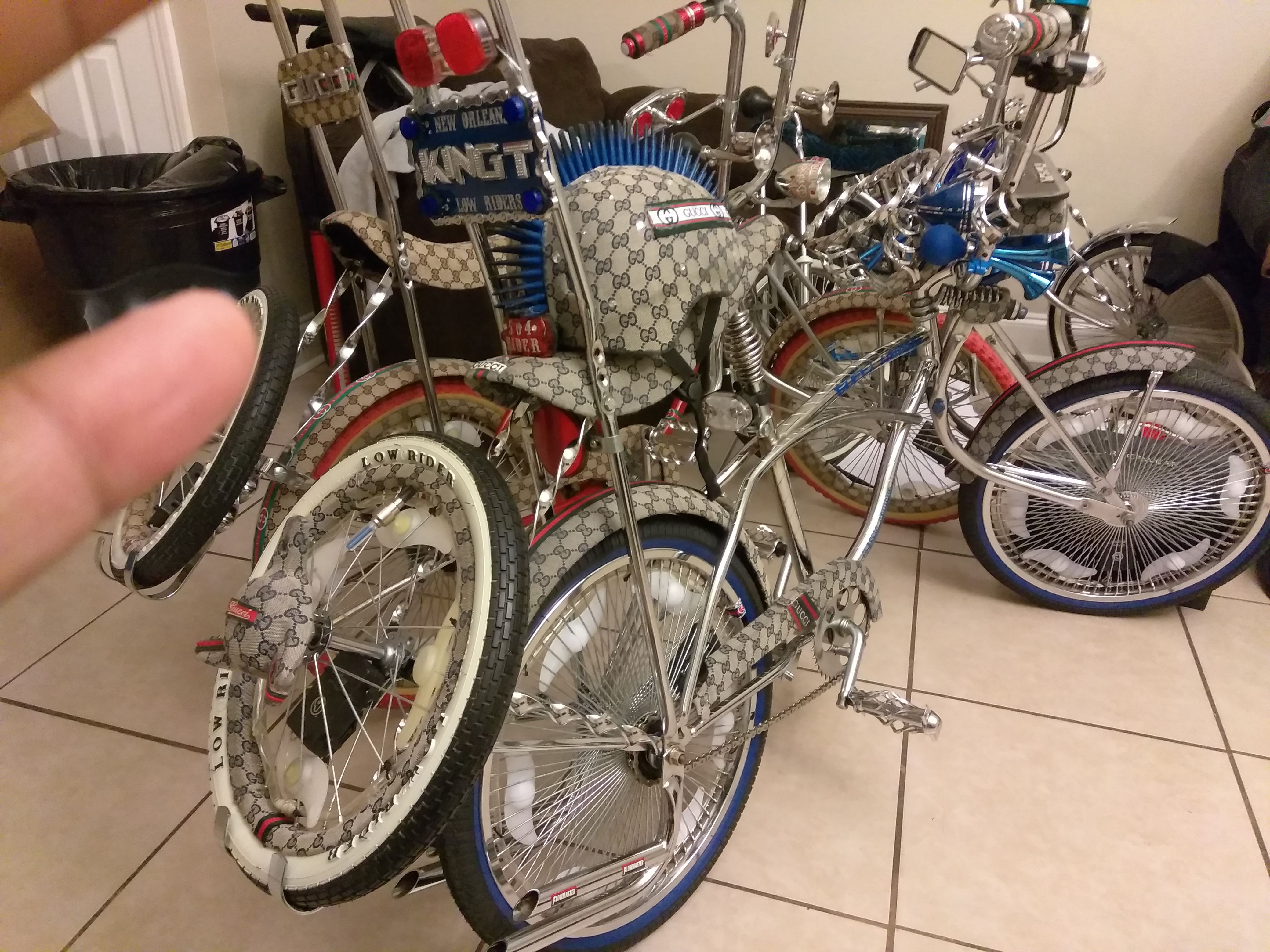 Custom Gucci Lowrider Bicycle