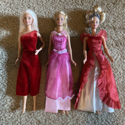 Three CEO/Generation Girl Face Sculpt Blonde Barbie Dolls