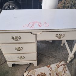 Free Desk, Dresser, And Topper Chair.