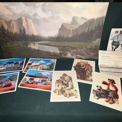 Commemorative Fine Art Gallery Print And Mountain Scenery