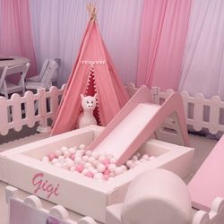 Pretty In Pink Soft Play Set/ Play Area