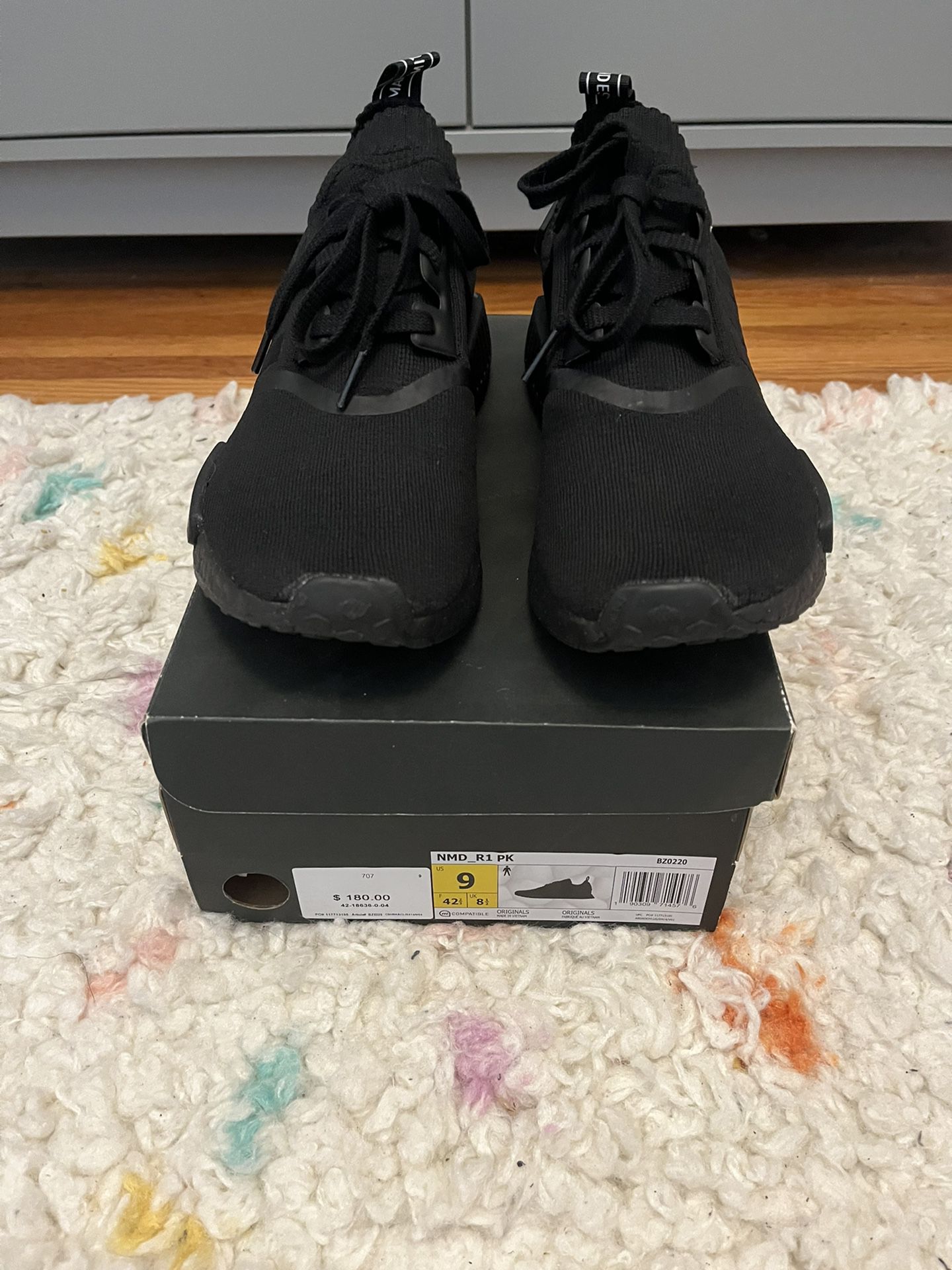 Adidas NMD R1 PK Japan Triple Black 9 for Sale in Diego, - OfferUp
