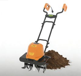 Electric Garden Tiller Cultivator 14" 12 Amp - Corded, Foldable