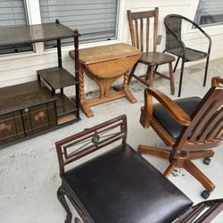 Misc Chairs, Coffee Table, End Tables