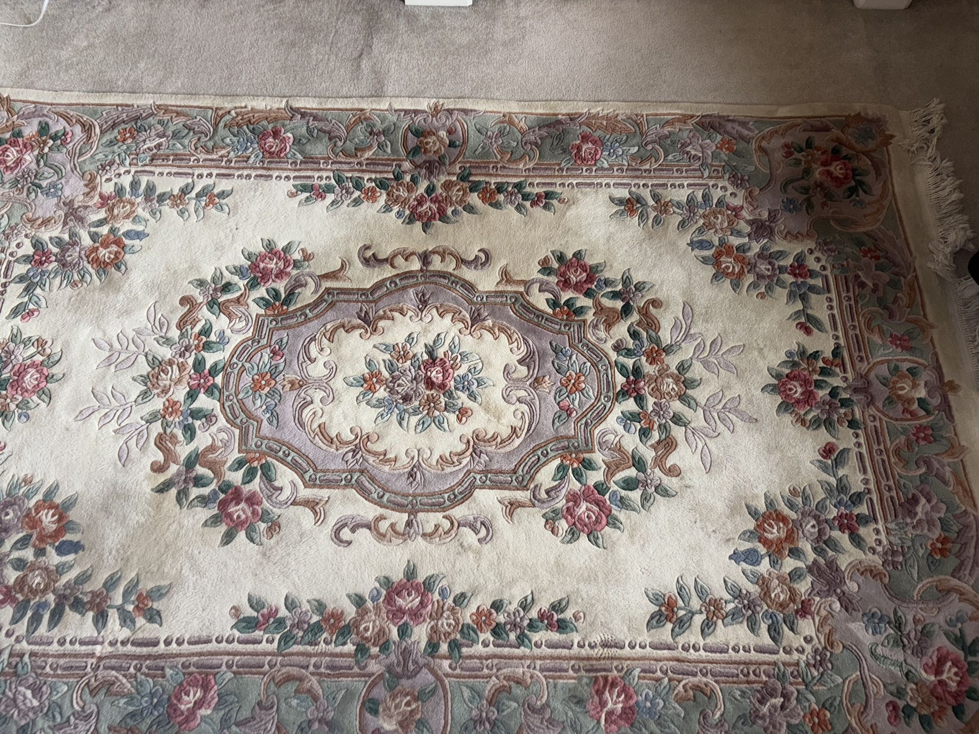 Rug 71” x 108” (119” with tassels)