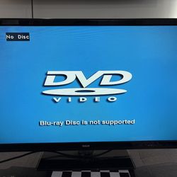 RCA 32 Inch TV With DVD Player 