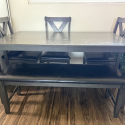 Free Dining Set Table And Chairs 