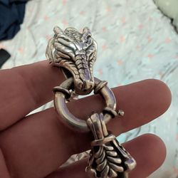 925 Sliver Dragon Bracelet 