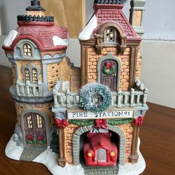 Lemax Fire Station #1 Christmas Village