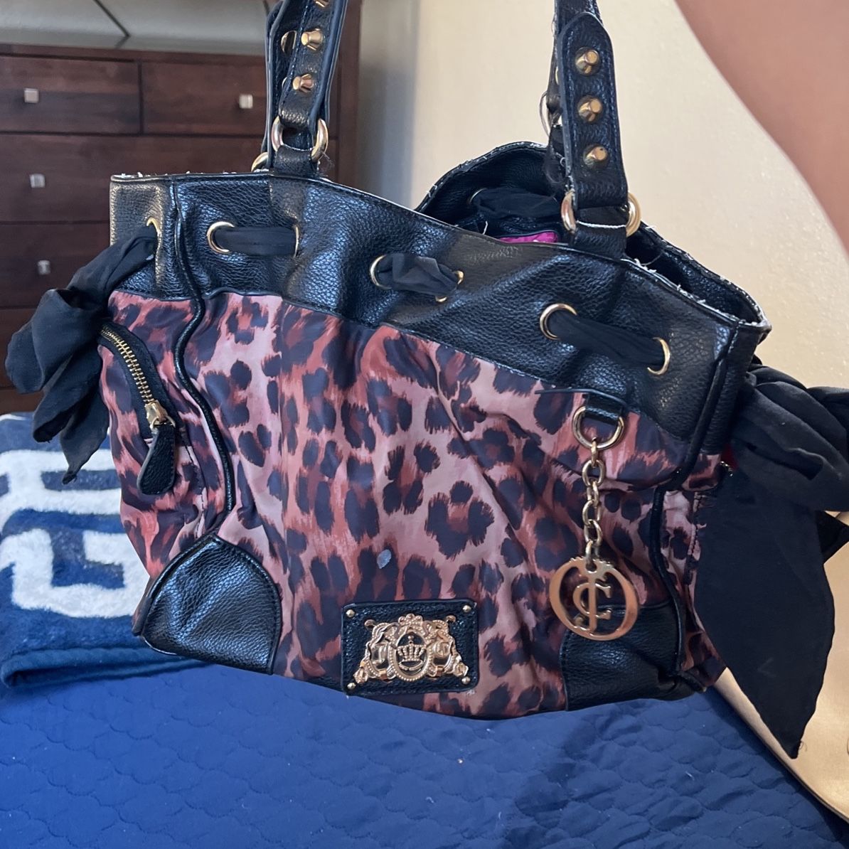 Juicy Couture Leopard Satchels