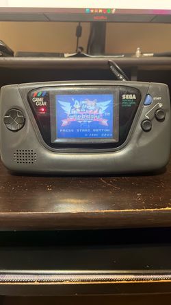 Game gear with Sonic the Hedgehog 2