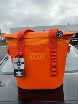 New YETI M15 King Crab Orange Soft Cooler