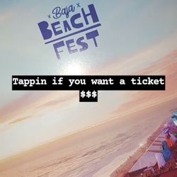Baja Beach Fest Ticket +Ga 2024