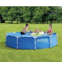 INTEX POOL 10FT X 30IN METAL FRAME 