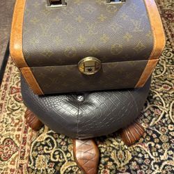 Vintage Brown Train Case OBO