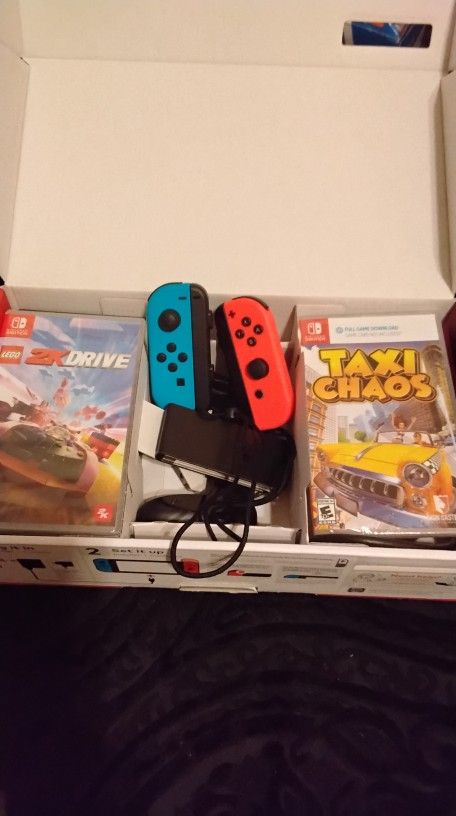 Nintendo Switch And 2 New Games