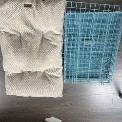Dog Crate and bed