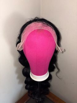 30 Inch 13x6 Lace Front Wigs Human Hair 220 Density Body Wave HD Lace Front Wigs Human Hair Pre Plucked Natural Black Glueless Frontal Wigs for Women