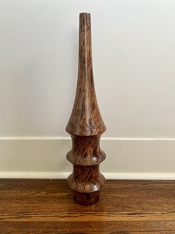 Pure Wooden Brazilian Vase For Sale 