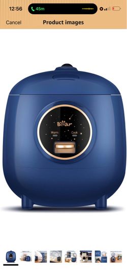 Bear Mini Rice Cooker, 2-Cup