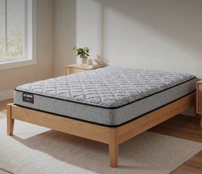 At Home Quilted Innerspring Mattress twin size bed