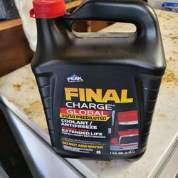 Final Charge Coolant Antifreeze Four Bolttles